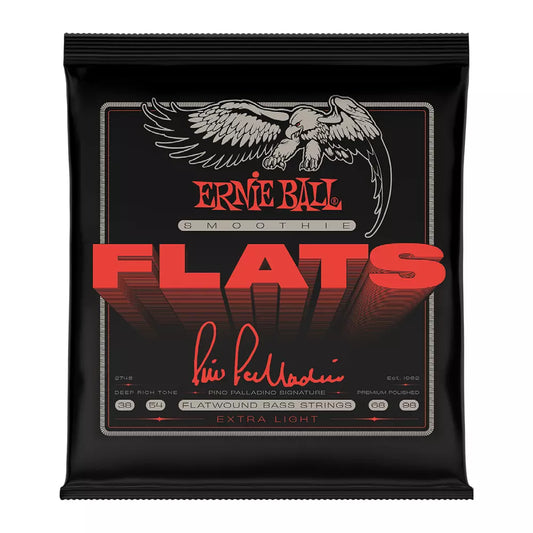 Ernie Ball Pino Palladino Smoothie Flats Bass Strings - Extra Light (38-98)