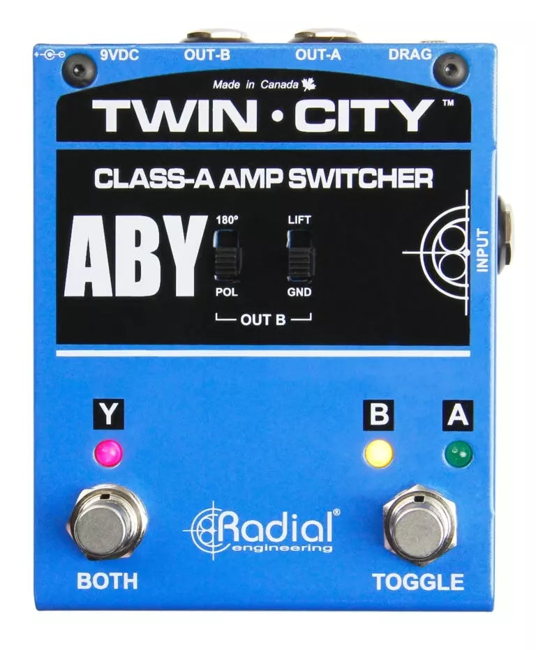 Radial Twin-City ABY Active Amp Switcher