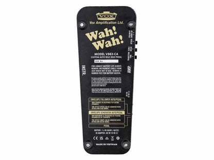 Vox V863-CA 3-Mode Custom Auto Wah Pedal