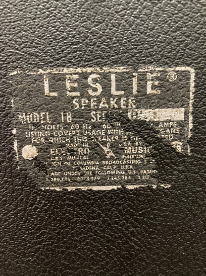 Leslie 18 Speaker (1960/70's)