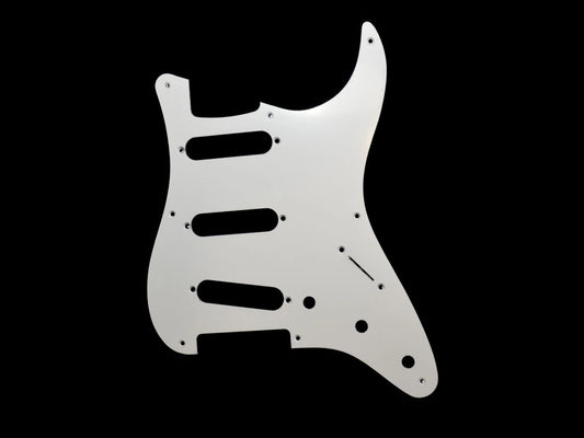 All Parts PG-0550-025 8-Hole Pickguard for Stratocaster - White