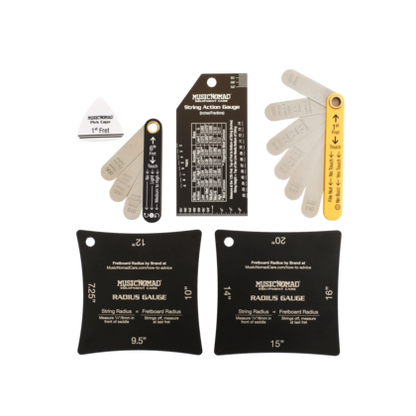 MusicNomad MN604 Precision Setup Gauge - 6 Piece Set