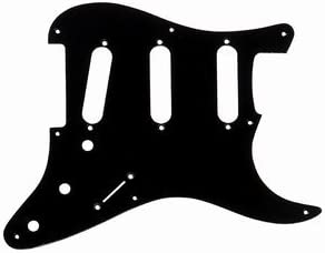 All Parts PG-0550-023 8-Hole Pickguard for Stratocaster - Black