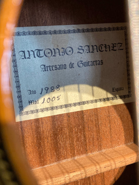 Antonio Sanchez Model 1005 (1988)