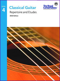 RCM Classical Guitar Repertoire & Etudes - 2018 Edition