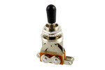 All Parts EP-0066 Short Straight Toggle Switch - Nickel
