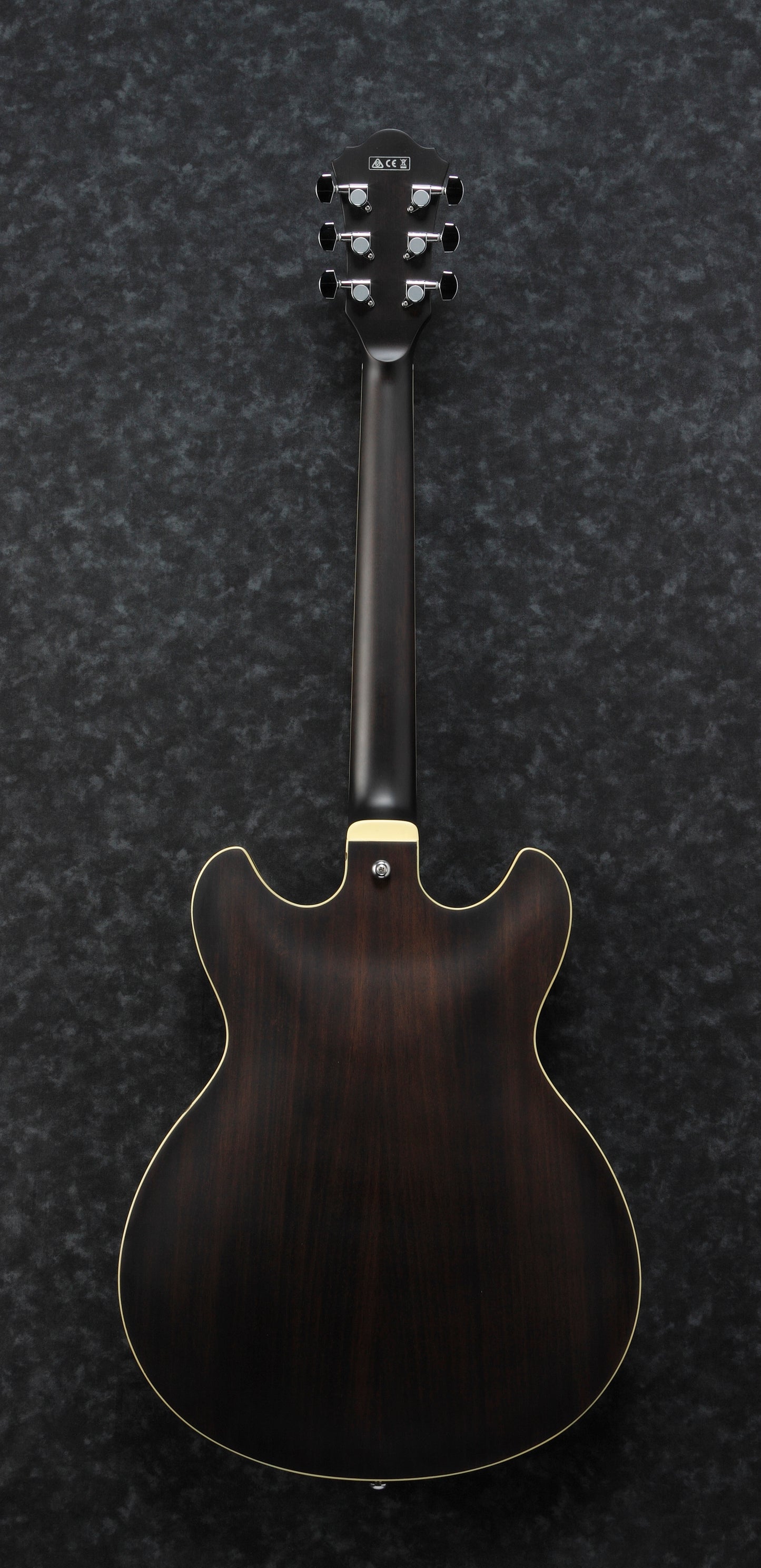 Ibanez AS53 Artcore Hollow Body Electric Guitar - Transparent Black Flat