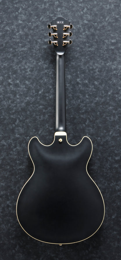 Ibanez AS73GBKF Artcore Semi Hollow Electric Guitar - Black Flat