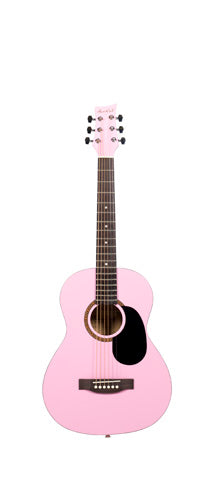 Beaver Creek 3/4 Size Acoustic Guitar w/Gig Bag  - Pink