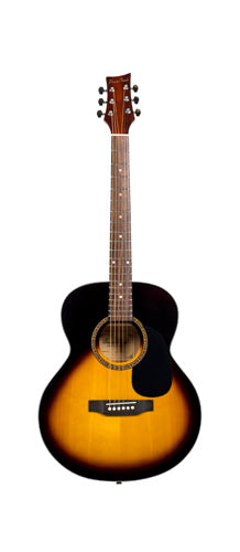 Beaver Creek BCTF101 Folk Sized Acoustic Guitar w/ Gig Bag - Vintage Sunburst
