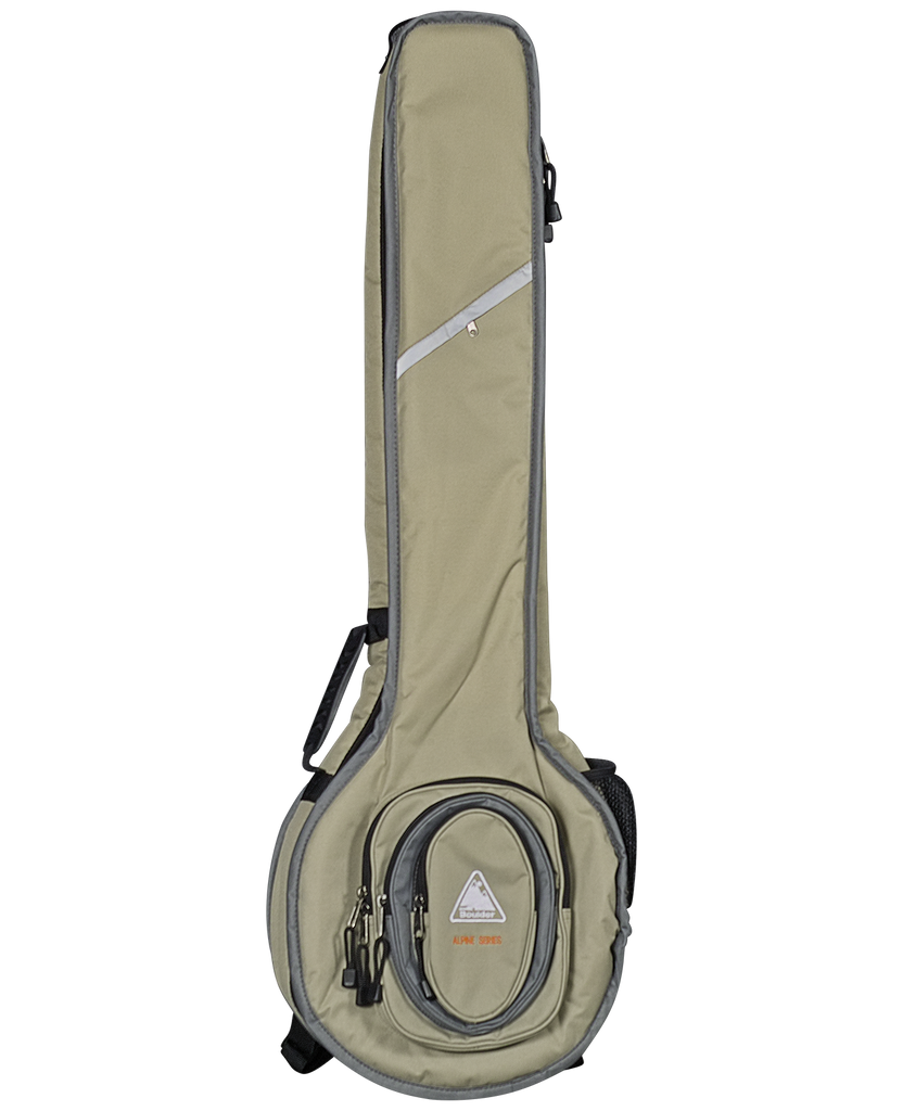 Boulder CB-367TN Alpine Deluxe Openback Banjo Gig Bag – Desert Sand