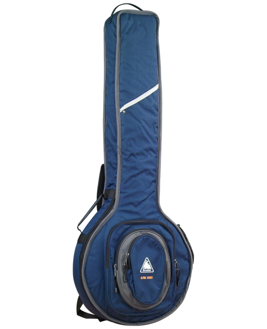 Boulder CB-369BL Alpine Deluxe Resonator Banjo Gig Bag – Navy Blue