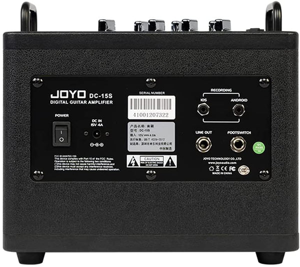 Joyo Technologies DC-15S 15W Rechargeable Bluetooth Combo Guitar Amplifier