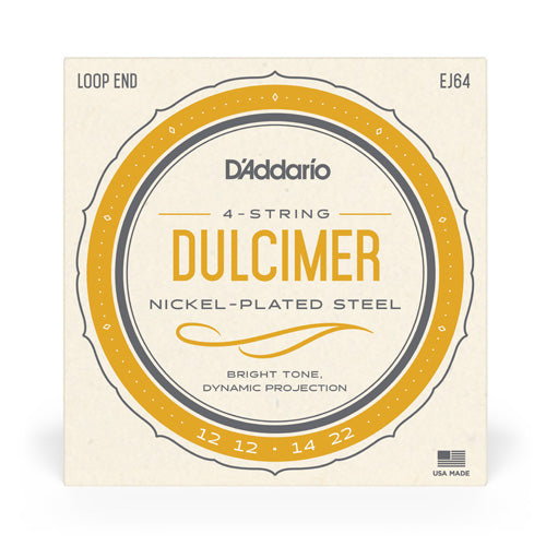 D'Addario EJ64 4 String Dulcimer String Set