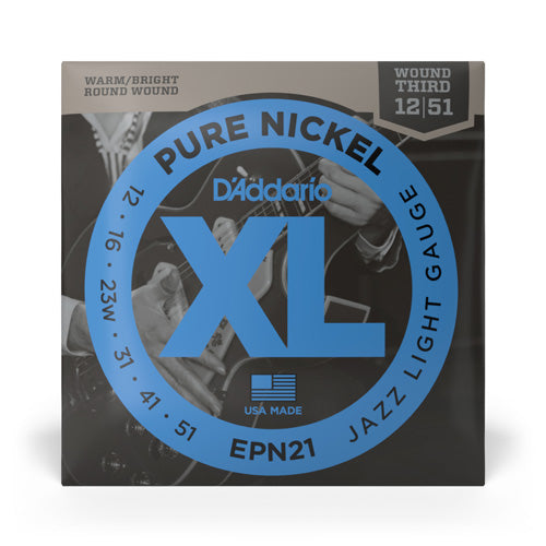 D'Addario Pure Nickel Guitar Strings