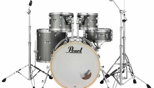 Pearl Export EXX725s/c Grindstone Sparkle w/Hardware & Cymbals