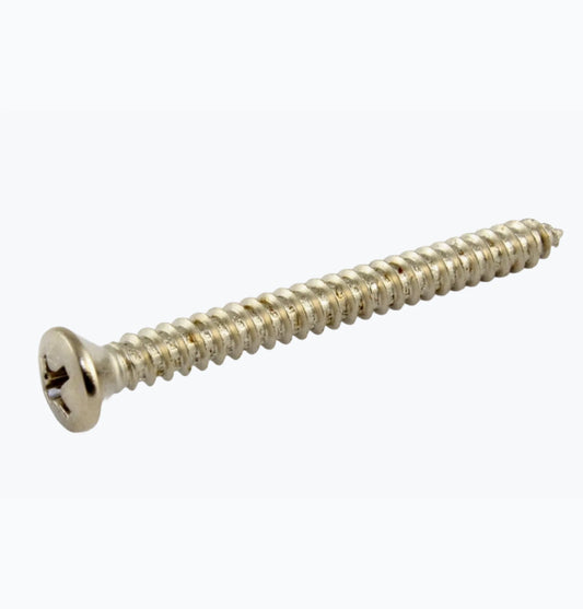 AllParts GS-0005-001 Neck Plate Screws - Nickel - 4 Pack