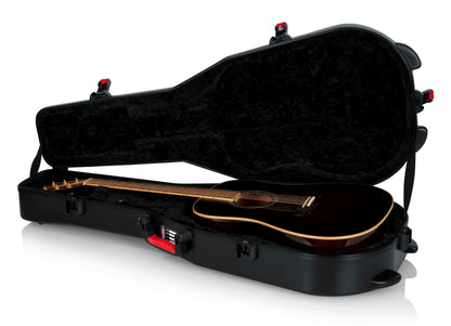 Gator TSA Series ATA Molded Hardshell Dreadnought Acoustic Guitar Case