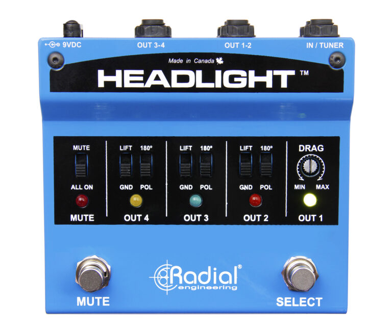 Radial Headlight Guitar Amp Selector