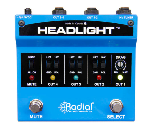 Radial Headlight Guitar Amp Selector