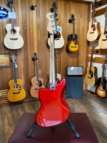 Squier Vintage Modified Jaguar Bass Special SS w/Case - Candy Apple Red (2012)