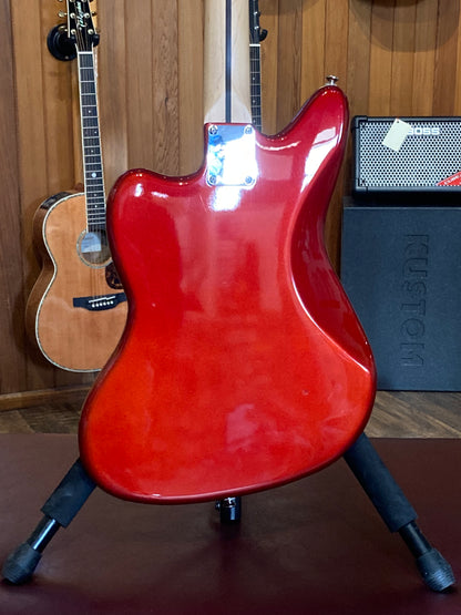 Squier Vintage Modified Jaguar Bass Special SS w/Case - Candy Apple Red (2012)