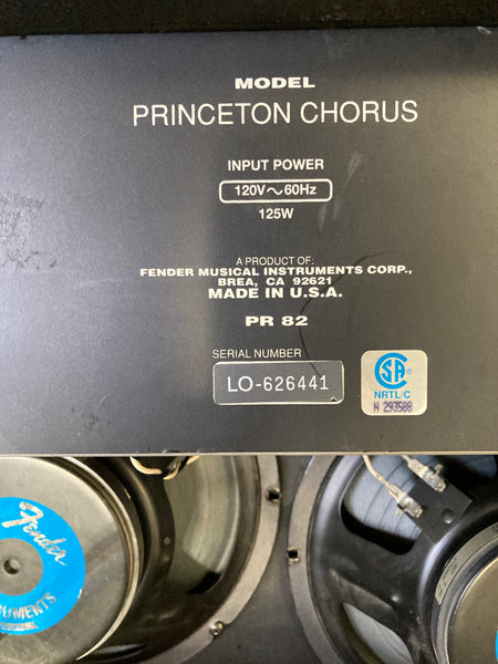 Fender Princeton Chorus Guitar Amp (Used)