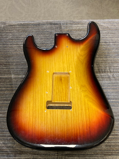 Warmoth Swamp Ash Sunburst Stratocaster Body (Used)