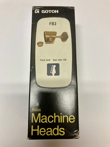 Gotoh FB3 Bass Machine Heads Gold (Demo)