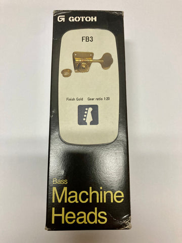 Gotoh FB3 Bass Machine Heads Gold (Demo)
