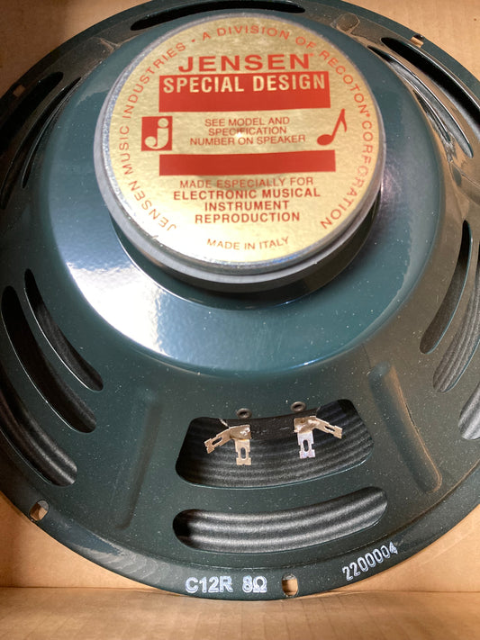 Jensen C12R 12" 25 Watt 8 Ohm Vintage Ceramic Speaker (B-Stock)