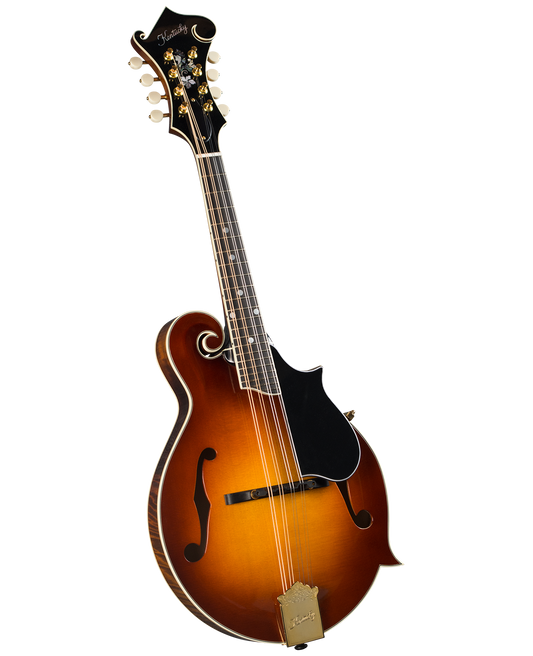 Kentucky KM-855 Artist F-Style Mandolin w/ Padded Gig Bag – Amberburst