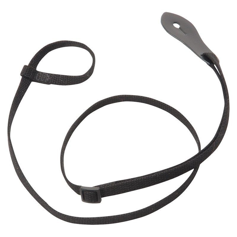 Levy's 3/8" Cotton Webbing Mandolin Strap, Black