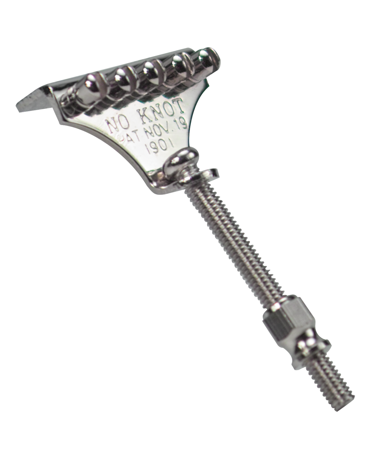 Golden Gate P-115 No-Knot Style Banjo Tailpiece – Nickel