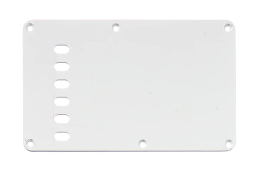 Allparts PG-0556-025 Tremolo Spring Cover Backplate - White 1-Ply .060