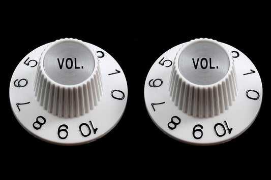 Allparts PK-3244 "Witch Hat" Volume Knobs (2), Fits USA Split Shaft Pots