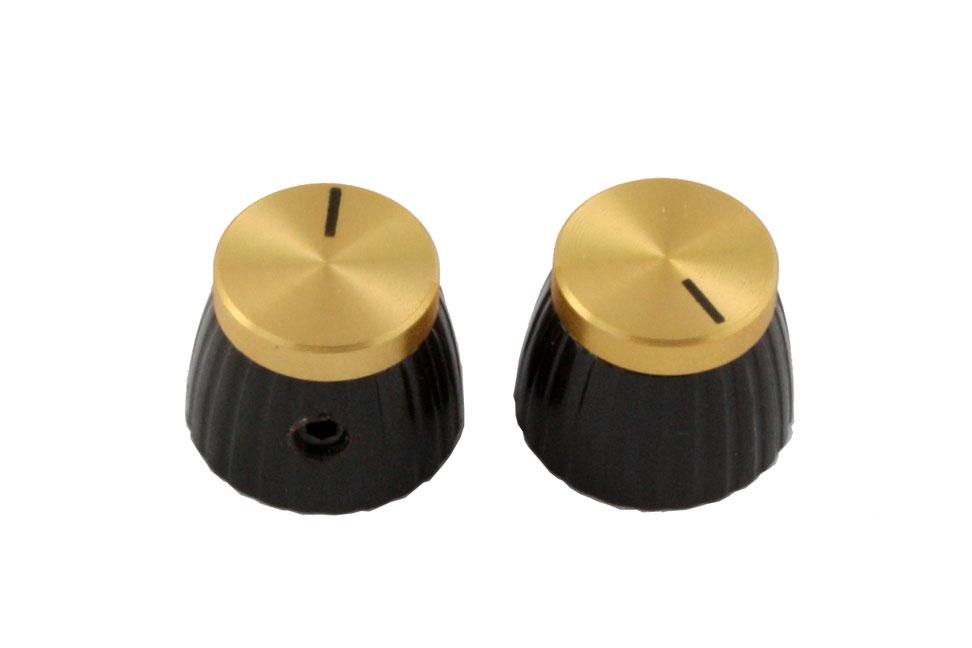 Allparts PK-3298 Set of 2 Top Knobs For Marshall Amp