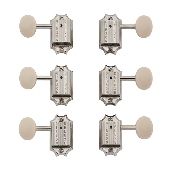Gibson MH060 Deluxe White Button Tuner Set