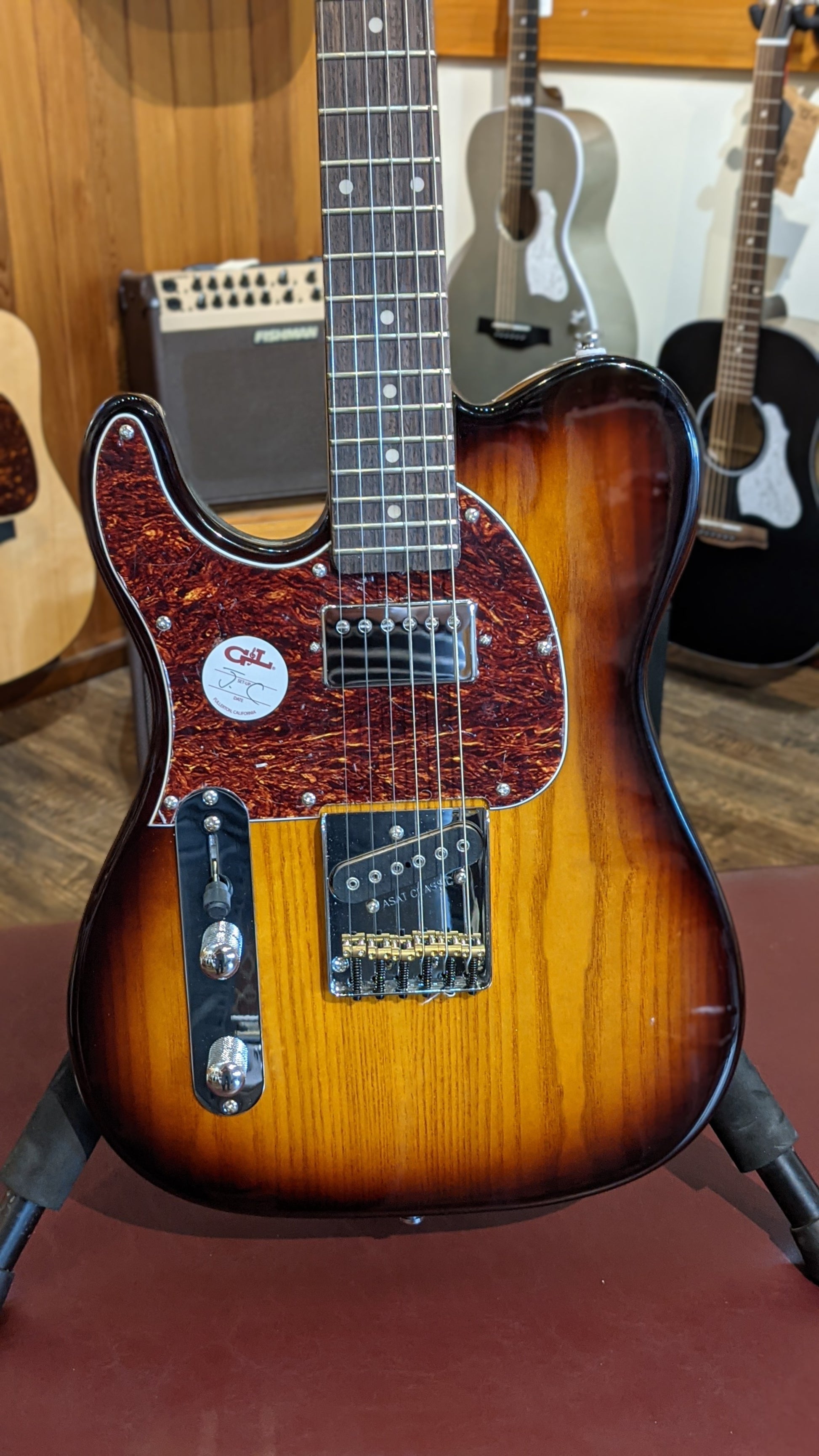 g&l tobacco sunburst Tribute Series ASAT Classic blending holy grail Alnico single ESP LTD George Lynch GL-J1ES