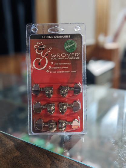 Grover GX1237 Rotogrip Guitar Tuners 3x3 (Used)