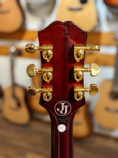 Epiphone Jerry Cantrell Wino Les Paul Custom Outfit - Dark Wine Red w/Case (Serial #21111524598)
