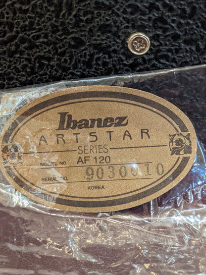 Ibanez Artstar AF120 Hollow Body Electric Guitar w/Case (1999)