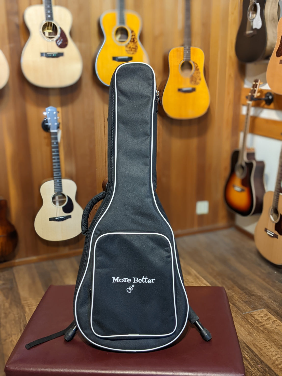 More Better Big Junior Acoustic Guitar w/ L.R. Baggs Element Active Pickup & Gig Bag