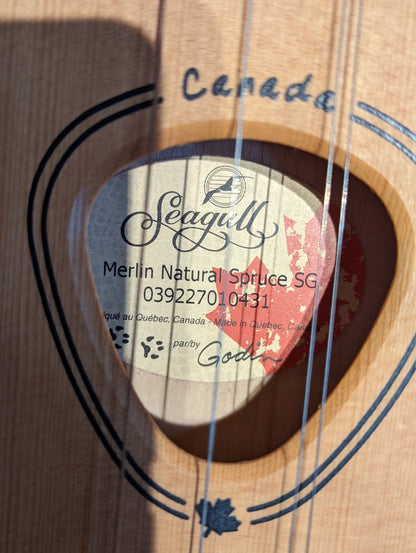 Seagull Merlin Natural Spruce SG (Used)