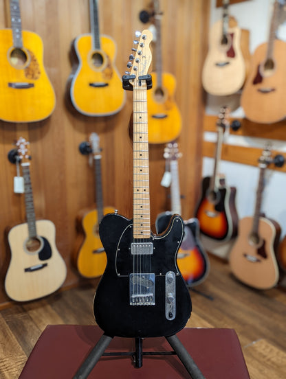Fender MIM Road Worn Telecaster w/Gig Bag - Black with Maple Fretboard (2011)