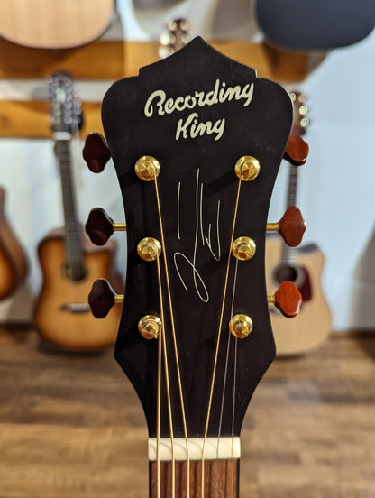 Recording King JTE Justin Townes Earle Signature Guitar w/Case (Used)