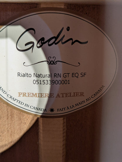 Godin Rialto Natural RN GT EQ SF