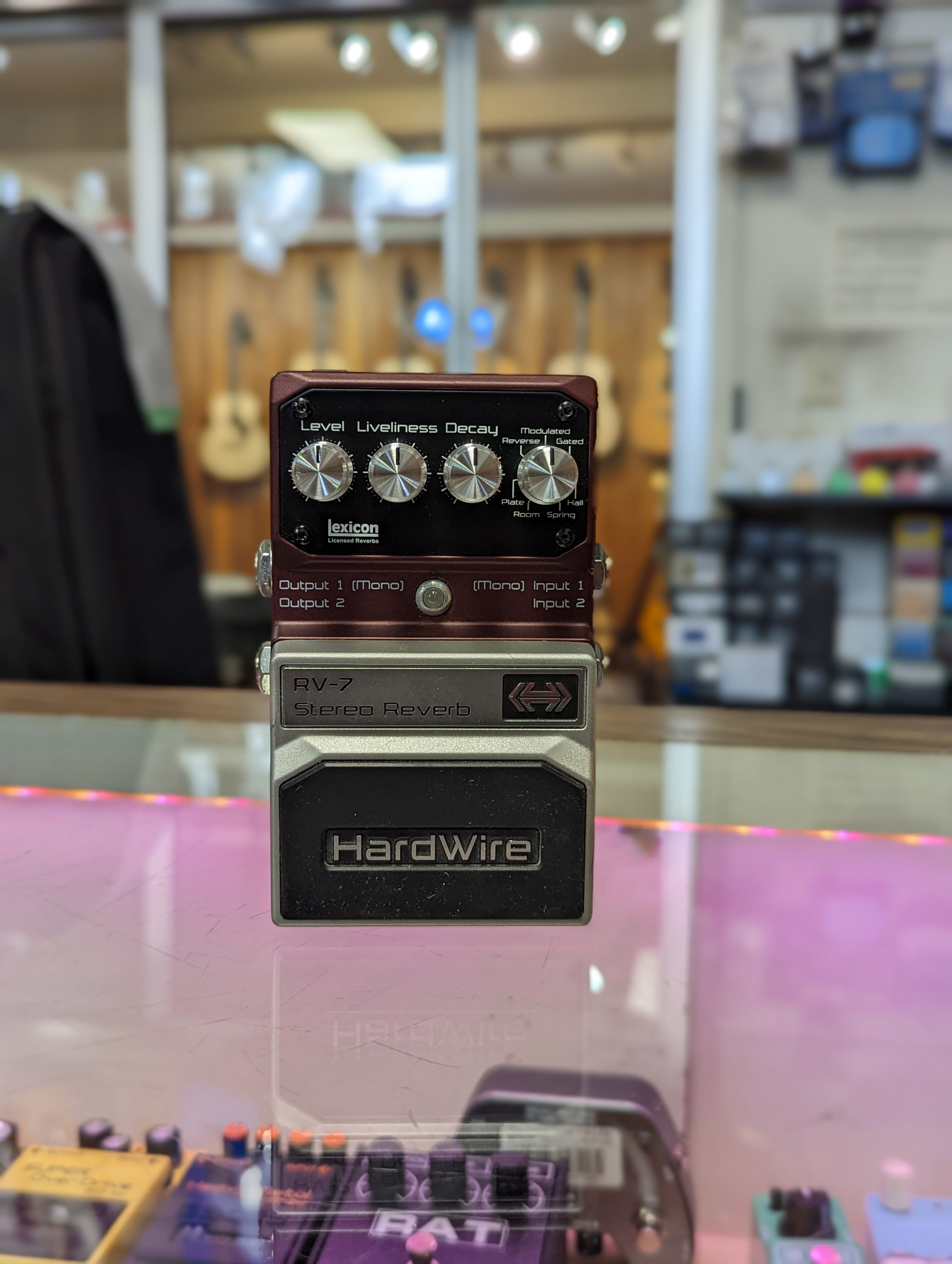 Digitech Hardwire RV-7 Stereo Reverb Pedal (Used) – Acoustic Music Shop