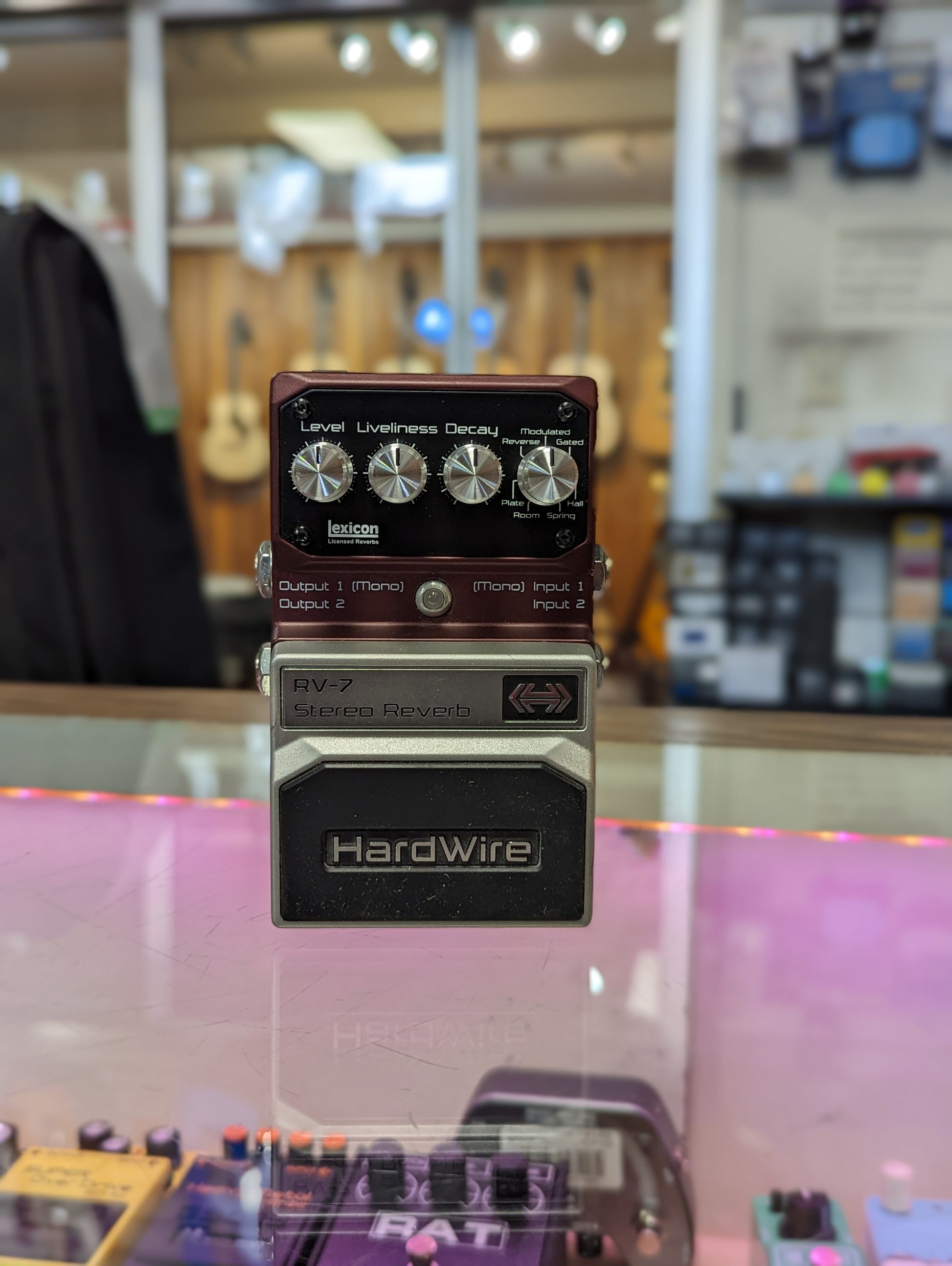 lexicon reverb pedal Digitech Hardwire RV-7 Stereo Reverb Pedal (Used)