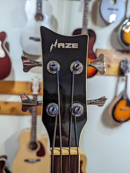 Haze FB-711BCEQ/BK Acoustic Bass w/Pickup & Cutaway